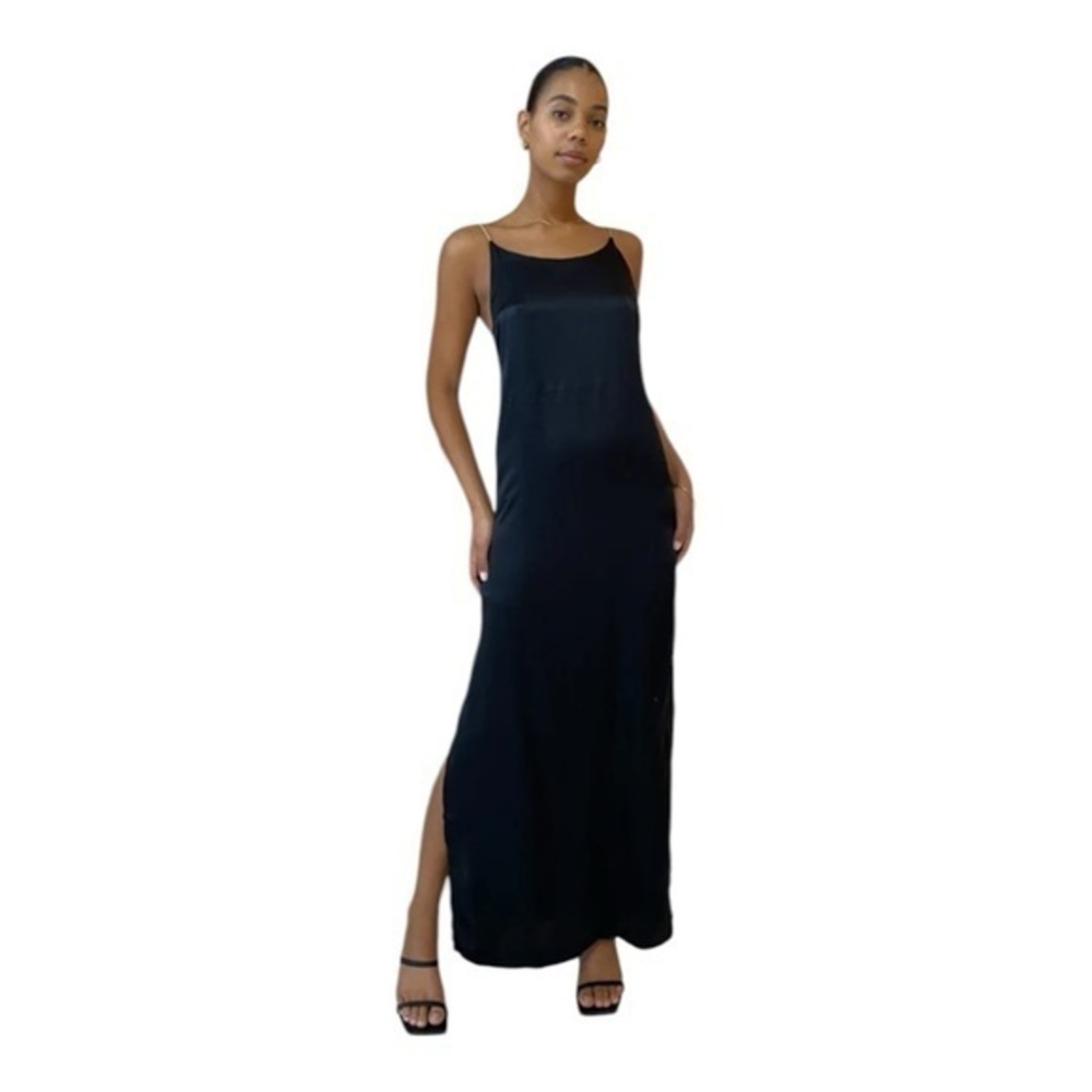 Magali Pascal Glam‎ Maxi Dress In Black Size Medium NWT